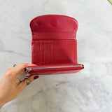 BILLETERA MANUELA ROJO