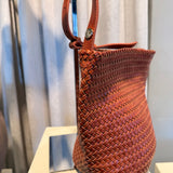 CARTERA TRENZADA PALS CAMEL