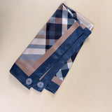 PAÑUELO TARTAN BEIGE/CAMEL